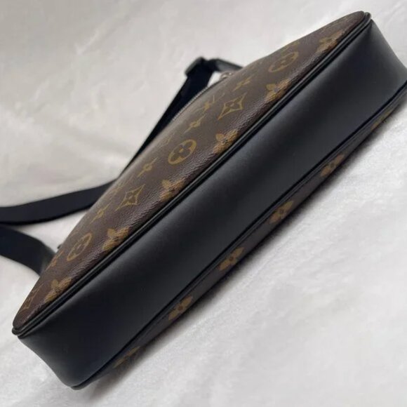 NWT Louis Vuitton Monogram Macassar Canvas Bass MM Messenger/crossbody Bag - Picture 13 of 17